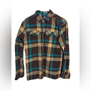 Patagonia Men’s Fjord Organic Cotton Plaid Flannel Button Up